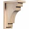 Ekena Millwork Mediterranean Smooth Corbel w/Backplate, Douglas Fir, 5 1/2"W x 10"D x 14"H COR06X10X14MED01SDF - alternate 1